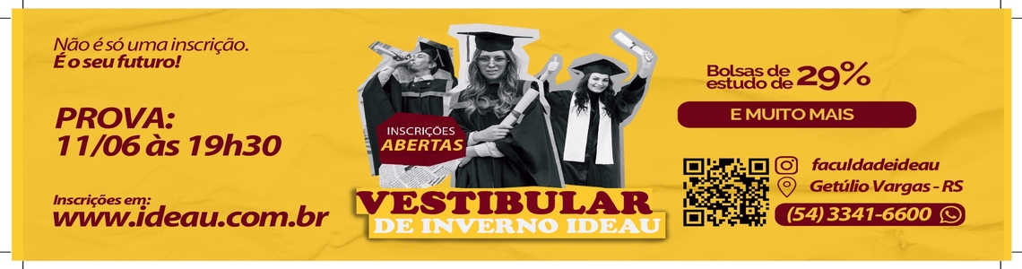 vestibular de inverno Unideau 2026