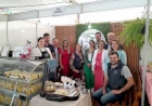 Lideranças participam de degustação de queijos na queijaria Sitio Esperança durante a Expo Barão 2023
