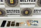 Mulher detida com maconha, crack e cocaína em Getúlio Vargas
