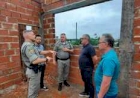Obras do Comando Regional do Policiamento Ostensivo da Brigada Militar estão dentro do cronograma