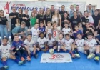 Equipe Sub 11 da Escolinha Mini-Craque de Estação (Professor Plínio), jogou a final da Copa Farmácia São João de Futsal. Região Planalto.