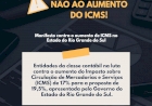 Entidades contábeis divulgam manifesto contra a proposta de aumento do ICMS