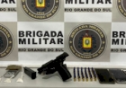 BM apreende pistola, drogas e munições após perseguição em Erechim