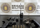 BM prende dois homens por porte ilegal em Passo Fundo