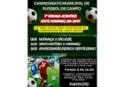 SERTÃO - 7ª RODADA DO CAMPEONATO MUNICIPAL DE FUTEBOL DE CAMPO ACONTECE NESTE DOMINGO, DIA 28
