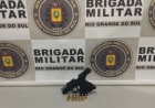 Brigada Militar prende homem por porte ilegal de arma de fogo em Quatro Irmão