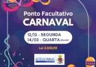 Prefeitura de Getúlio Vargas terá ponto facultativo no Carnaval 2024