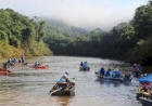 Em Paim Filho, canoagem ecológica distribui mais de 10 mil alevinos no Rio Inhandava