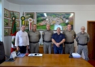 Polícia Militar é recebida pelos líderes do Executivo Municipal de Ipiranga do Sul