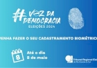 Regularize seu Título Eleitoral até 8 de maio