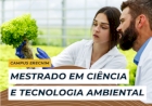 UFFS abre inscrições para seletivo do Mestrado em Ciência e Tecnologia Ambiental