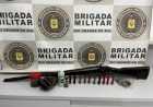 Ameaças, tiros e posse irregular de arma