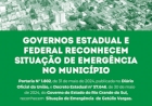 Getúlio Vargas obtém reconhecimento estadual e federal  de situação de emergência em razão das chuvas