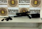 Brigada Militar realiza prisão e apreensão de armas em Erechim