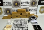 Ação conjunta apreende quase 10 quilos de maconha em Erechim