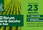 XI Fórum Norte Gaúcho da Soja: encontro imperdível para profissionais do agro em Ipiranga do Sul no dia 23 de agosto