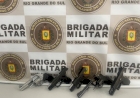Brigada Militar apreende pistolas e revólveres