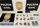 ERECHIM - 11a DPRI  POLÍCIA CIVIL CUMPRE MANDADO DE BUSCA E PRENDE HOMEM EM FLAGRANTE POR TRÁFICO DE DROGAS