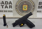 Discussão em prédio termina com apreensão de arma em Erechim