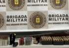 Polícia apreende arma e munições em ocorrência de violência doméstica