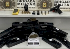 BM apreende 12 quilos de maconha, pistola e munições em Erechim