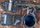 Brigada Militar encontra fuzil, pistola, carregadores e munições em Erechim