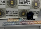 Homem detido com crack e mais de R$ 3 mil em Erechim