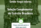 Exército realizará Seleção Complementar em Getúlio Vargas