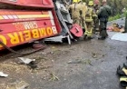 Cinco pessoas morrem em colisão entre caminhão dos bombeiros e carro de passeio