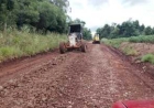 Entre Rios do Sul realiza manutenção na estrada que liga o município a Cruzaltense