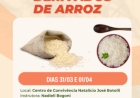 Curso ensina a produção de alimentos à base  de derivados de arroz em Getúlio Vargas
