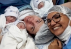 Amor Múltiplo: os trigêmeos Matteo, Kaori e Gael chegaram ao mundo aos cuidados da equipe do Hospital de Clínicas 