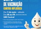 Getúlio Vargas promove Dia D de Vacinação  contra a Influenza neste sábado
