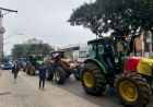 Agricultores realizam mobilização com mais de 400 tratores em Passo Fundo