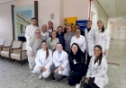 Sino da Vitória celebra o encerramento das sessões de quimioterapia no Hospital de Clínicas