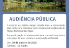 Prefeitura de Getúlio Vargas convoca população para audiência pública sobre o Parque Municipal das Águas