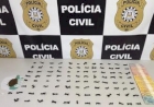 POLÍCIA CIVIL PRENDE UM HOMEM E UMA MULHER EM FLAGRANTE, PELA PRÁTICA DE TRÁFICO DE ENTORPECENTES