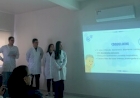 Ensino Estudantes de Medicina da URI realizam atividade educativa sobre coqueluche e higiene pessoal