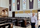 Vitrais do Santuário de Fátima, em Erechim, passam por restauração
