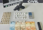 Polícia Civil apreende cocaína, pistola e adolescente por tráfico de drogas em Erechim