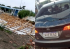 Ventos fortes e chuva de granizo atingem Entre Rios do Sul
