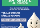 Vacinação contra a gripe começa em Getúlio Vargas e está disponível nas UBS a partir desta segunda-feira