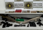 Brigada Militar apreende arsenal e prende três em Erechim