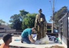 Imagem Sacra de São Marcelino Champagnat é recebida em Getúlio Vargas
