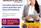 Getúlio Vargas abre inscrições para vagas remanescentes  em cursos gratuitos de qualificação profissional