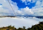 Espetáculo da natureza: “mar de nuvens” encanta turistas em cânion em Cambará do Sul