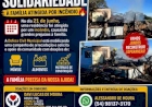 Campanha da Defesa Civil de Erebango em auxílio a família que teve casa destruída por incêndio
