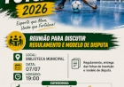 Campeonato Municipal de Futsal 2026 terá  reunião de organização no dia 7 de julho