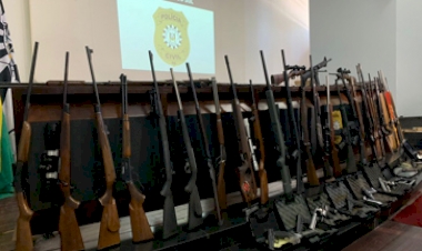 Polícia Civil apreende 125 armas na Operação Desarme