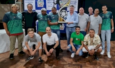 Jantar de entrega da premiação do Campeonato Municipal de Futebol Sete de Estação 2023